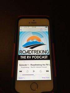 When you listen on your smartphone, here's what it looks like.
