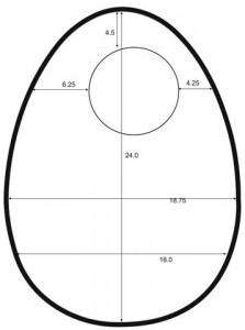 Egg Shaped Table (Small)
