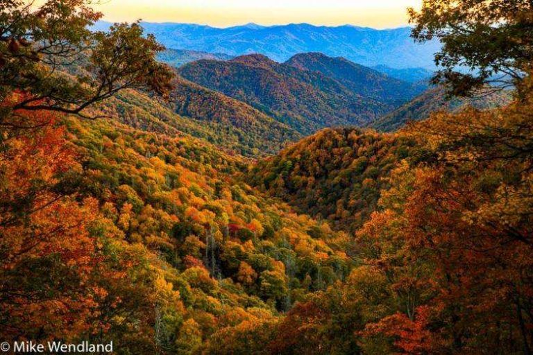 photo at Gatlinburg TN one of the great RV destination for fall color
