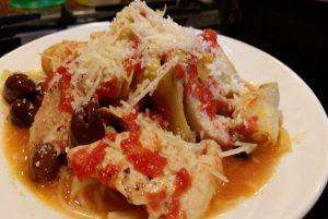 artichoke olive dish