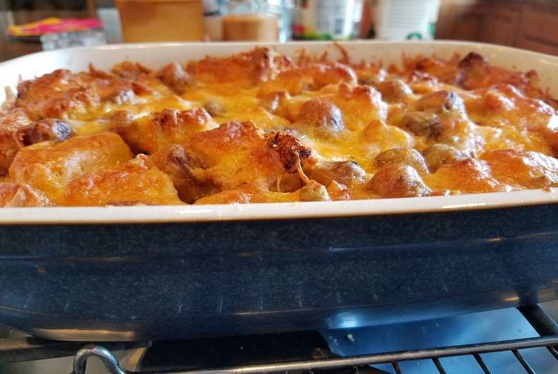 Overnight Brioche Breakfast Casserole 1 Overnight Brioche Breakfast Casserole 1