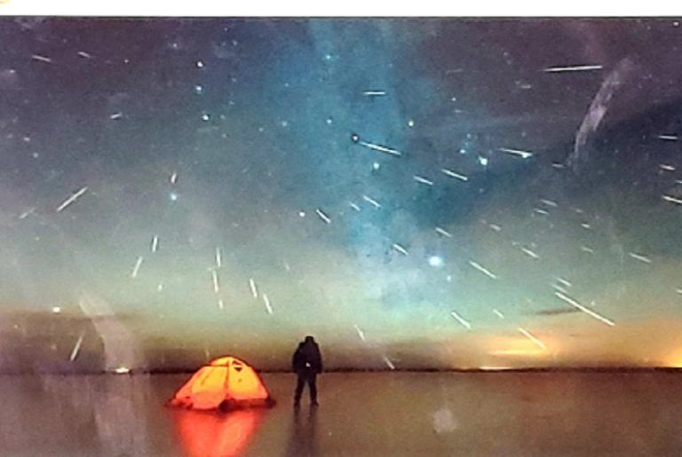 Winter Camping and Meteor Showers in Idaho
