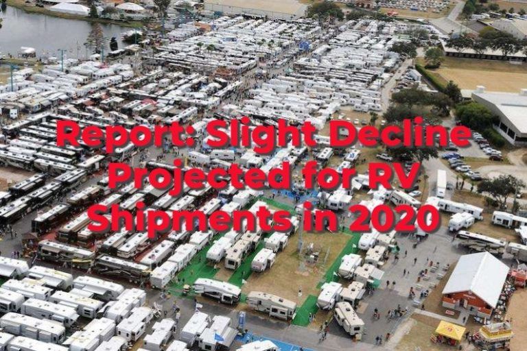 Report: Slight Decline Projected for RV Shipments in 2020