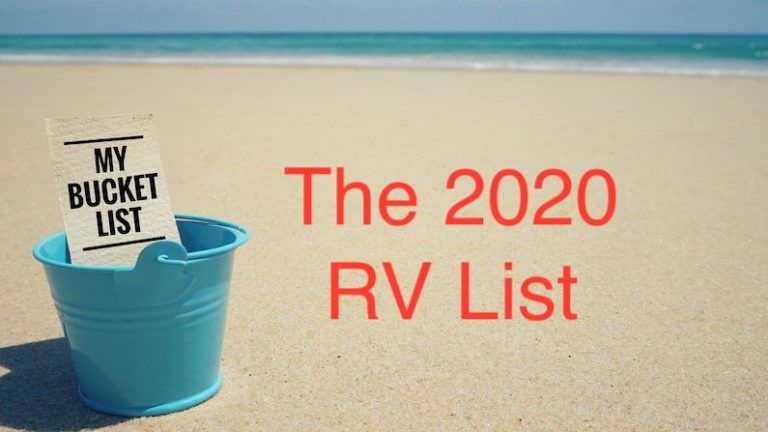 RV Bucket List Destinations for 2020