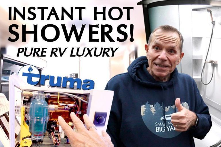 Instant Hot Water for RV showers is luxurious