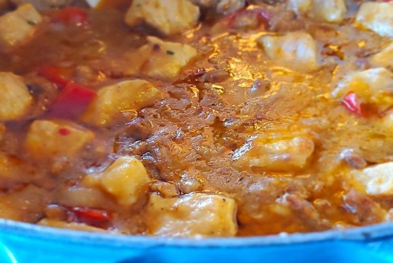 Easy Cinco de Mayo RV Recipe: Cubed Pork and Chorizo Burritos