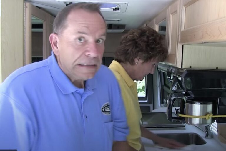 Mike learning from Jennifer RV rules for couples as shared on the RV Podcast