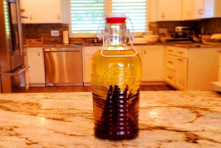 photo of homemade pure vanilla extract