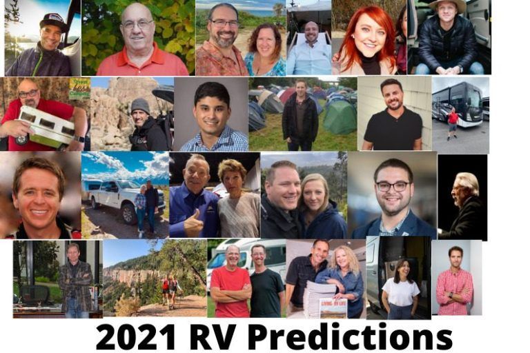 photo montage of the experts in the 2021 camping season predictions