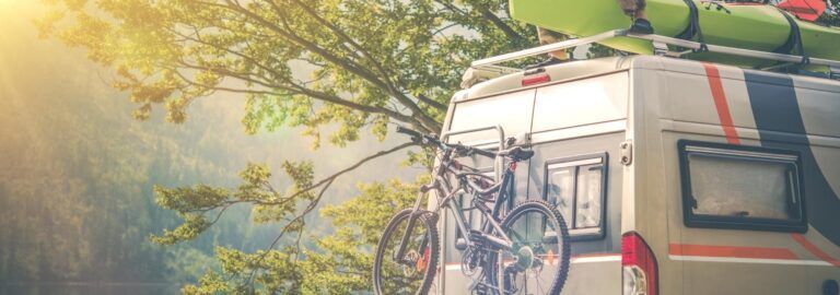 Best RV Bike Rack Options Ladder Bumper or Hitch